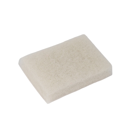 Kleen Handler Light Duty Scrub Pad, White (5-Pack) BLKH-PAD-40W-5